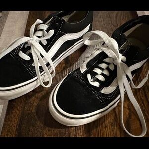 Vans Black and White Sneakers